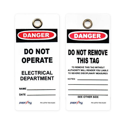 Lockout Tags